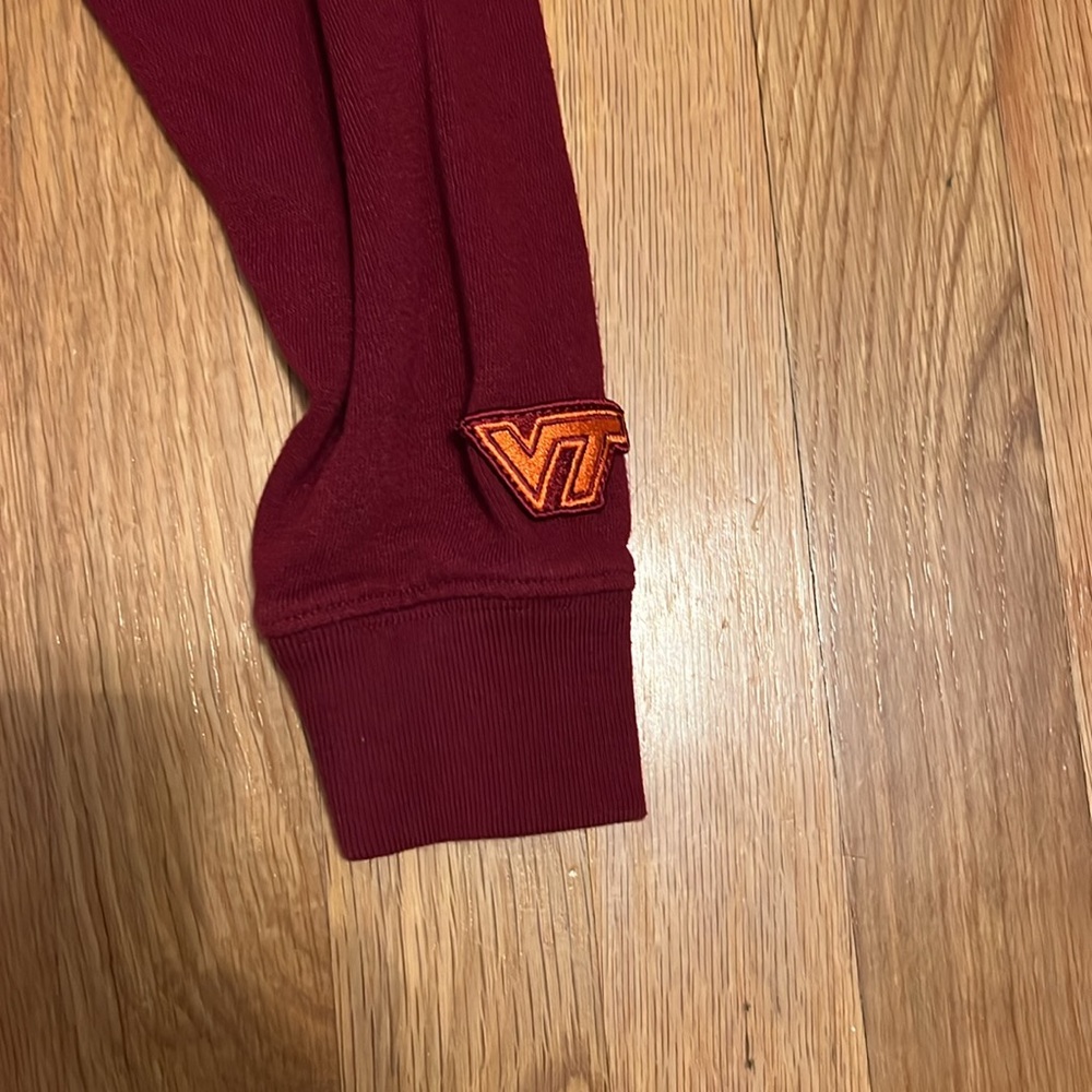 VS Virginia tech hokies Football Corset Lace Up Sweatshirt Red Limited SMALL - Picture 2 of 10